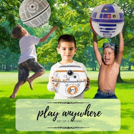 NINOSTAR Large Play Balls Set of 3 - Fun Indoor and Outdoor Gift, Size 13.5 Inches - Can Use for Play/Room Decor/Party Decor/Pool Inflatable - Size Large