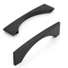 Amerdeco 10 Pack Matte Black Cabinet Pulls 3.75 Inch(96MM) Hole