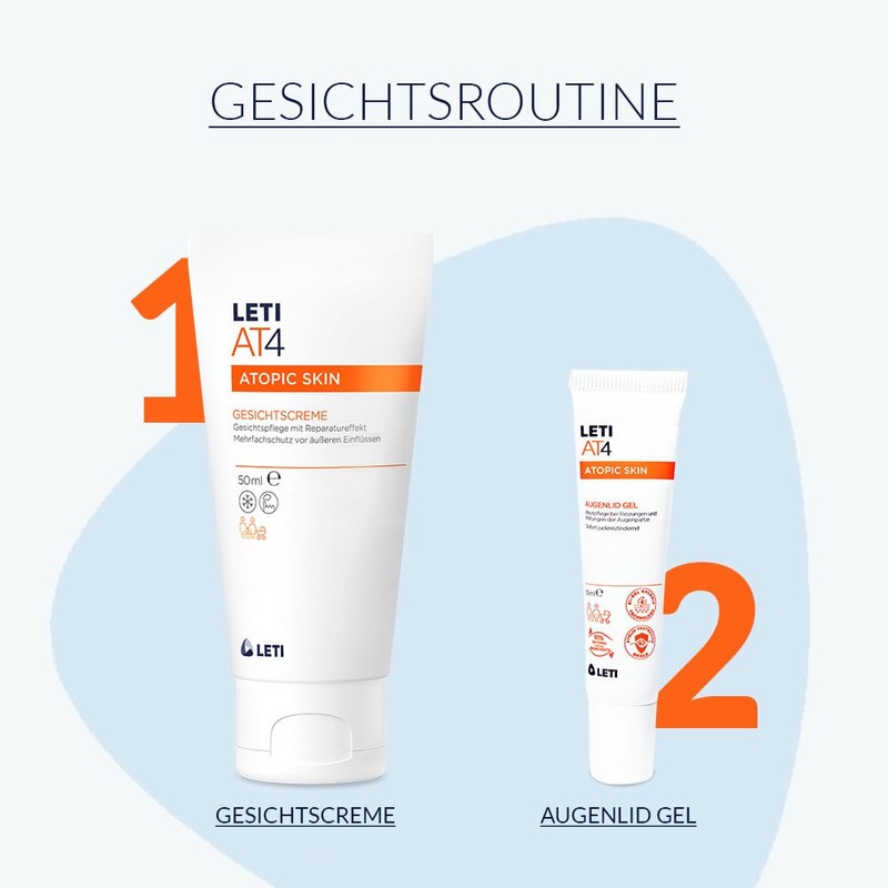 LETI AT4 Eyelid Gel - Instant Care for Dry or