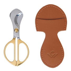 Cole Wheeler Steel Double Blade Cigar Cutter - Utility Knife, Classic Style, Stainless Steel Blades, Gift Box