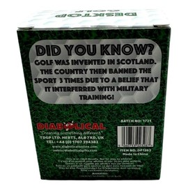 Diabolical DP1362 Desktop Golf - Golf Presents for Men, Mens Stocking Filler Gifts, Funny Golf Gifts for Men, Fathers Day Presents, Secret Santa Gifts for Work Colleagues Under 10 Pounds
