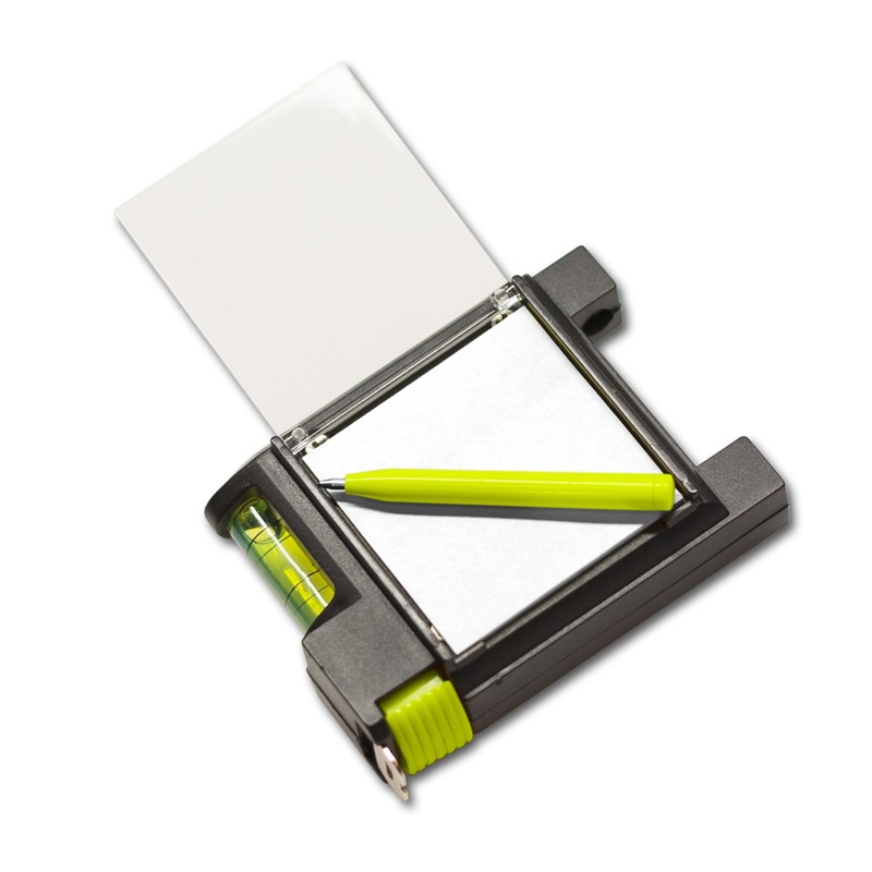 Precision 4-in1 Tape Measure with Level, Paper & Pen