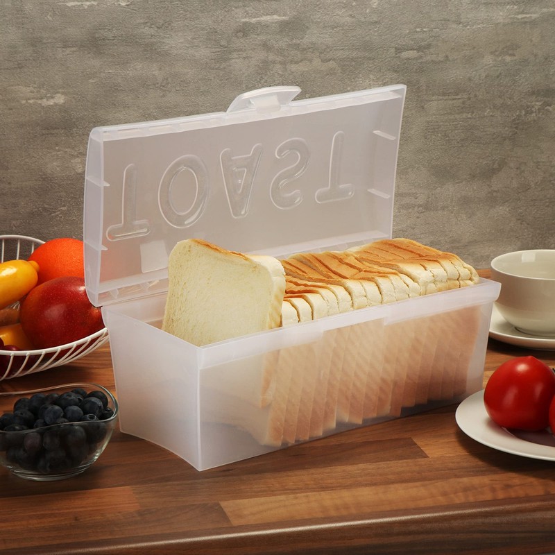 com-four® Toast box - Bread box for toast - Bread