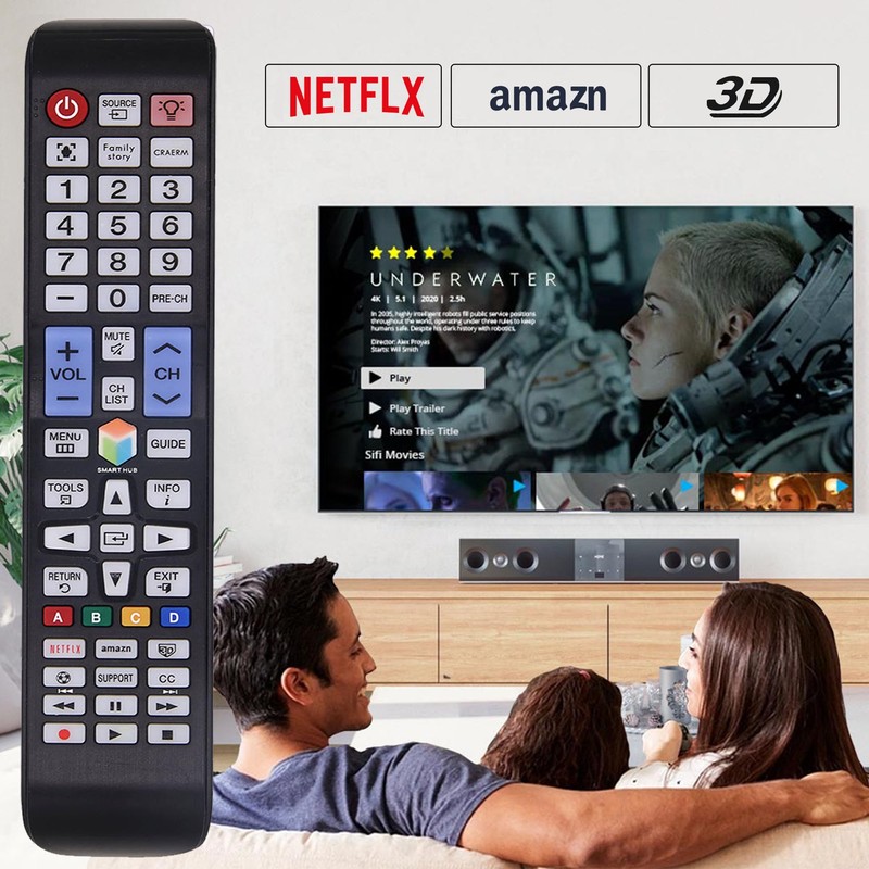 Universal Remote Control for All Smart TVs