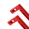 WEITARI 2pcs Mini Square, Small Pocket Wood Working Tool, Check