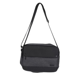 Messenger Bag Small Portable Waterproof Black Shoulder Bag for Men Business Situation Daily Commuting Leisure Activity