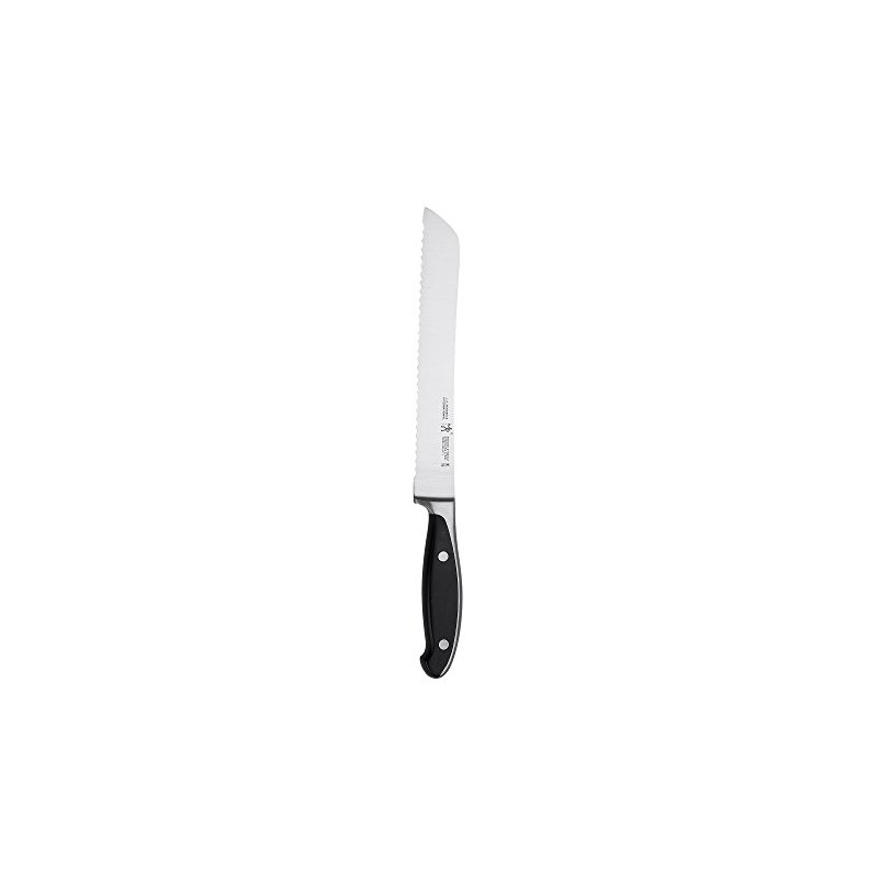 HENCKELS Forged Synergy 8-inch Bread Knife, Black/Stainless Steel