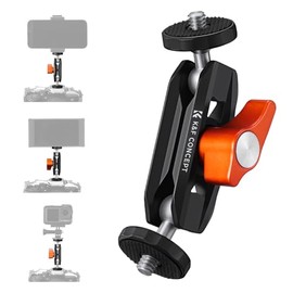 K&F Concept Magic Arm Extendable Accessory Lightweight for Smartphone/Action Camera with 360° Swivel Ball Head Multi-angle Holder (Mamudouja) 360° Free Adjustment Ultra-light 1/4 Inch Screw Compatible
