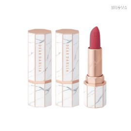 Dear Dahlia Lipstick Ashley Coral Plum Effortless Matte Lipstick 3.2g 2pcs / 디어달리아 립스틱 애슐리 코랄 플럼 에포트리스 매트 립스틱 3.2g 2개