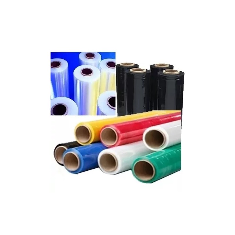 MLAMARILLO 10 Pzas Rollo Poliestrech Playo Colores 18 X 1200