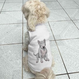 'White Bull Terrier' Pet Dog/Cat T-Shirt (PT00092327)