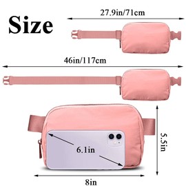Fanny Pack Everywhere Belt Bag for Women Men Crossbody Lulu Fanny Lemon Pack Crossbody Bags Fashion Waist Bags Small Crossbody Bags Waterproof