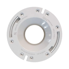 Oatey 43585 Spigot Fit Closet Flange, 3 in, PVC, 3-Inch, White