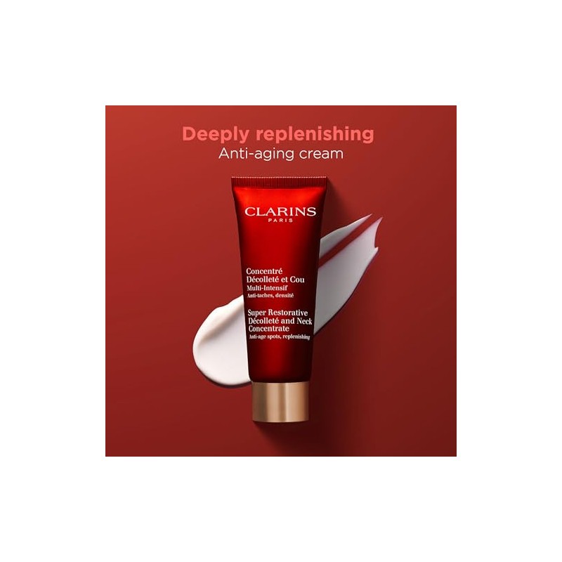 Clarins Super Restorative Decollete and Neck Concentrate, 2.5 Ounce