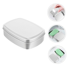 Ipetboom 5sets Mini Tin Case Portable Aluminum Soap Storage Box Travel Bar Soap Case Small Metal Tin for Cosmetics Jewelry Candies 2pcs*5