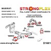 Strongflex PU Front Sway Bar Bushing Sport 160004A fits Maserati