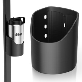 Suacopzar Magnetic Bottle Mounts for 46 oz, Portable Strong Magnet Water Bottle Holder, Anti Vibration Cup Holder, Heavy Duty Magnetic Cup Storage Rack for Tractor, Bus, Lawnmower (46 oz)