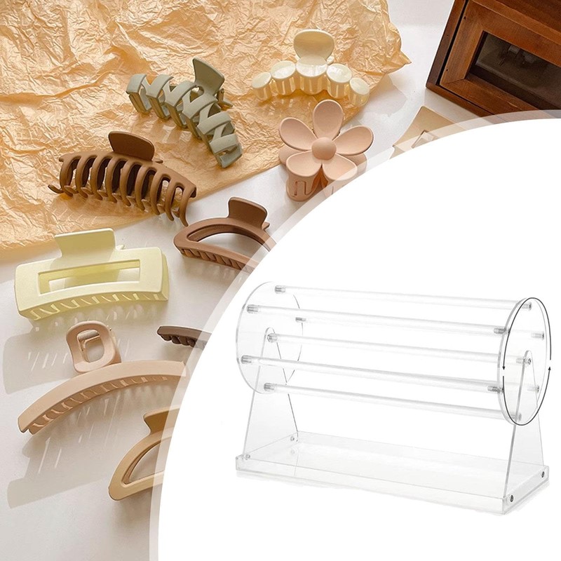 Dickly Hair Claw Clip Organizer Hairband Holder Jewelry Holder Acrylic