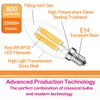 Lamsky E14 LED Bulb Dimmable,110V 600LM 60W Equivalent Warm White