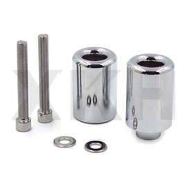 XKMT-No Cut Aluminum Frame Slider Compatible With 2000-2001 CBR 929RR 2002-2003 CBR954RR RR Chromed [B00YWCUE6W]