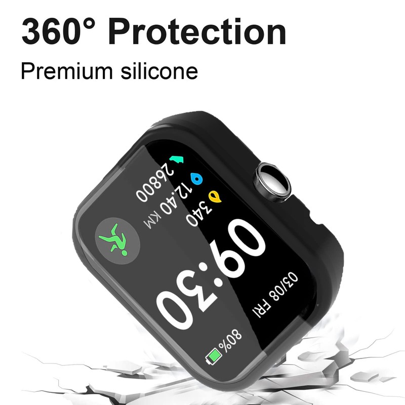 Lamshaw Compatible with Aeac Smart Watch Case, Hard PC Bumper