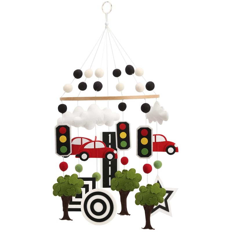 High Contrast Mobile - Black and White Crib Mobile for