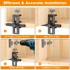 Puriwood Cabinet Door Installation Jig – Adjustable Aluminium Alloy Positioning