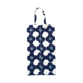 [2023] Wpc. W015-088-204 Miscellaneous Goods Box Tissue Cover, Camellia, Navy, Women's, Scandinavia, Floral, Interior, Stylish, Cute,