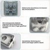 Surface-Mounted Socket with Switch IP66, Waterproof Outdoor Socket Surface-Mounted, Wet