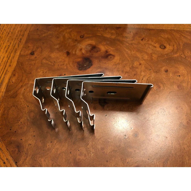 Graber/Bali Crystal Pleat Cordless Cellular Shade Bracket metal Qty 4