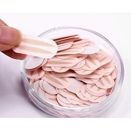 Double Sided Tape, Mesh, 150 Sheets, Eye Tape, Double Layer, Strong, Double Tape, Ultra Fine, Skin Color, Double Eye Tape, Double Eyelid, Invisible Tape (Oval 02)