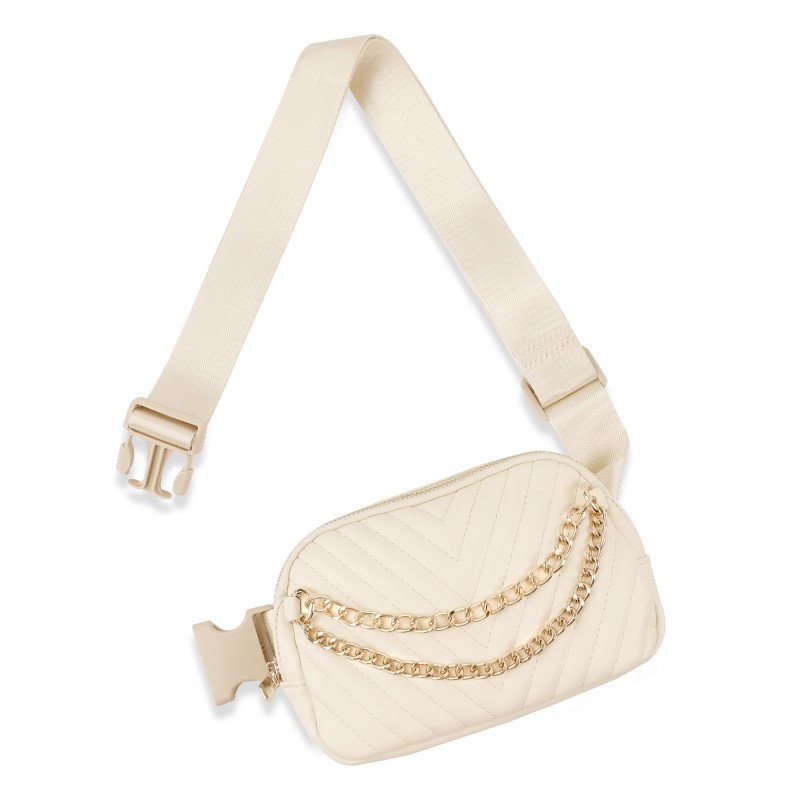 Chain Crossbody Bag Leather Fanny Pack Mini Everywhere Crossbody Waist