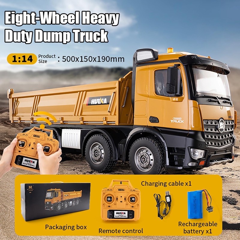 Ssccgym 20-Inch Remote Control Dump Truck 12-Channels 1/14 Scale 13