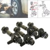 Unbranded 4PCS CAR FRONT LEFT & RIGHT CAMBER BOLTS ALIGNMENT