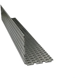 Aluminium Profile L-Perforated Sheet, 1500 mm Aluminium Angle, Exterior Decor 20 x 20 mm Inner Side Dimensions Made of Aluminium Perforated Sheet Rv 5-8 Natural, 1.5 mm Thick L Profile RV 5/8,
