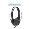 Cyber Acoustics Lightweight 3.5mm Headphones - 5 Pack - Great