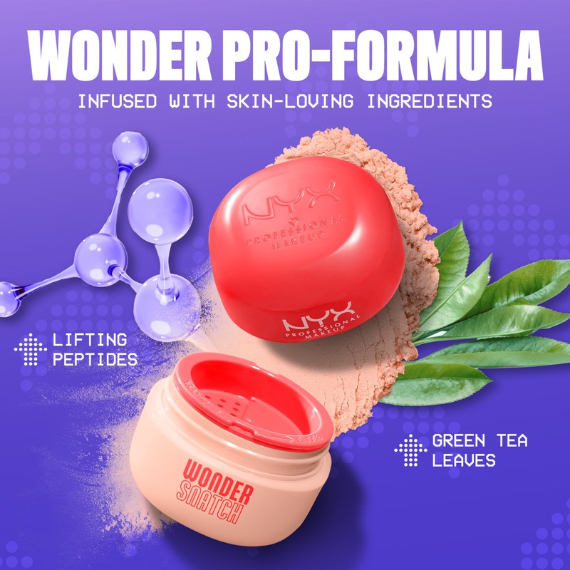 NYX PROFESSIONAL MAKEUP Wonder Snatch Setting Powder, Lifting Loose Powder
