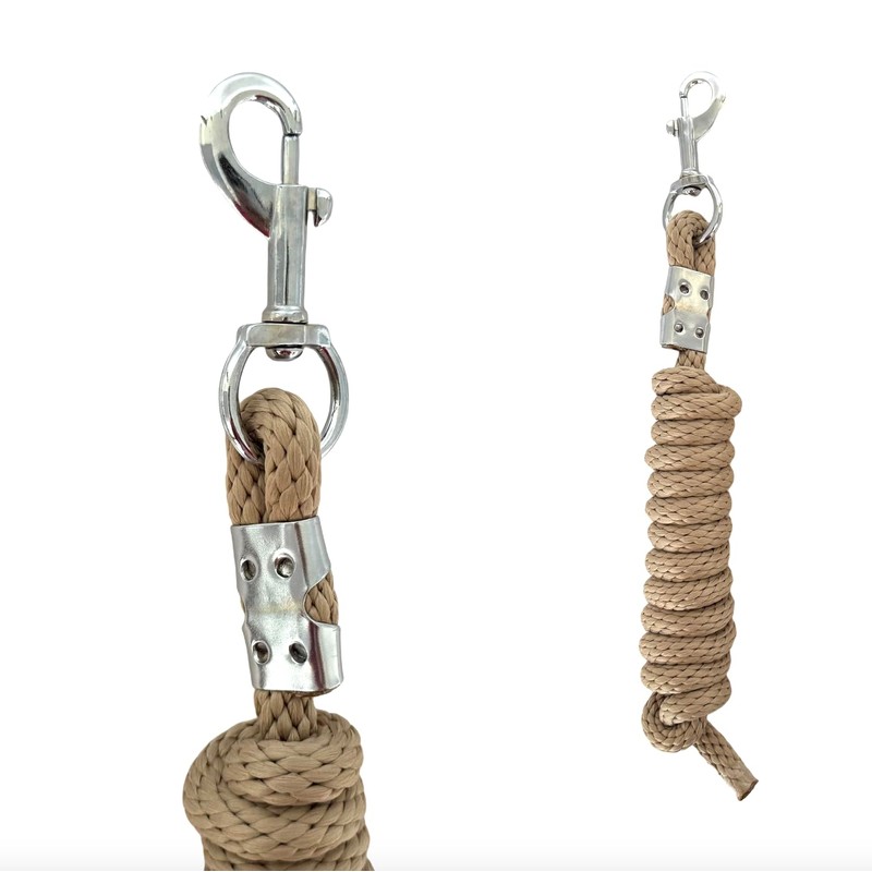 Halter Lead Rope Set with Snap Hook Adjustable Horse Halter