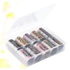 Minkissy 3 Sets Nail Foil Art Wear Nails Charms Texture