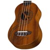 Luna Maluhia Peace Natural Satin Soprano Ukulele Bundle w/Bag, Tuner,