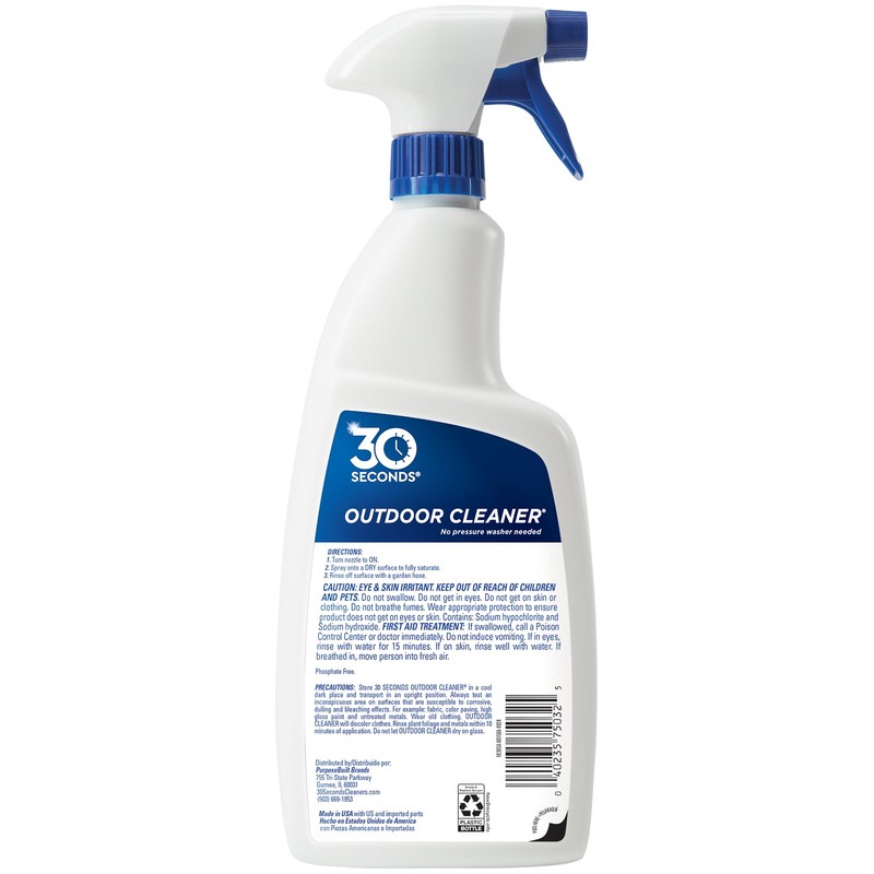 30 SECONDS Outdoor Mold & Mildew Stain Remover Spray |