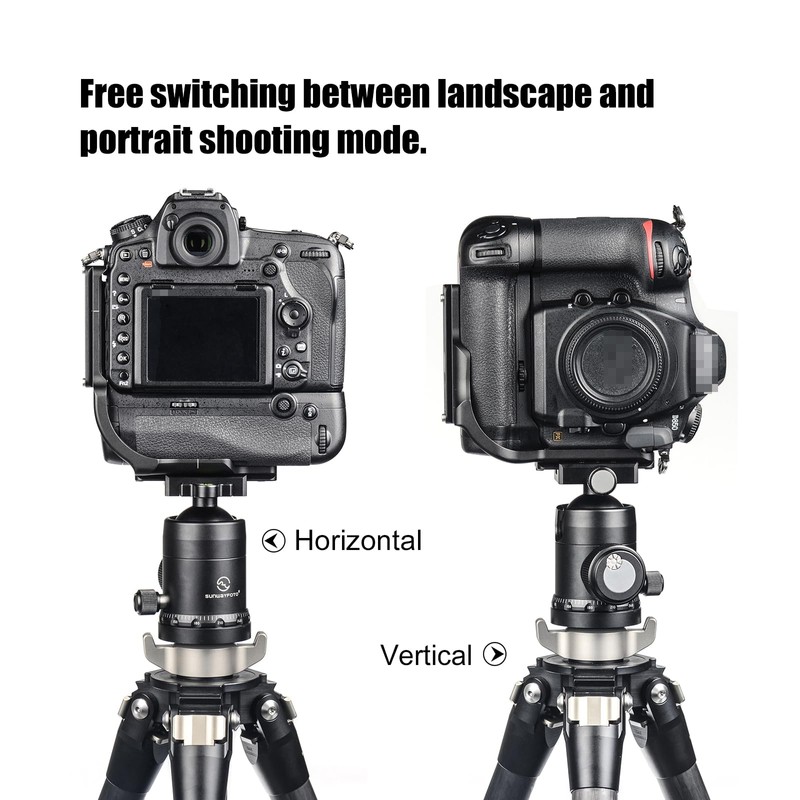 SUNWAYFOTO PNL-D850G L-Bracket for Nikon D850 + Grip