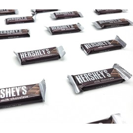 HERSHEY'S Milk Chocolate Snack Size Candy Bar, 5 Pound Bulk Package