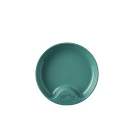 Mepal Learn to eat yourself - children's learning plate - toddler learning plate - children's tableware - dishwasher safe & BPA free - deep turquoise