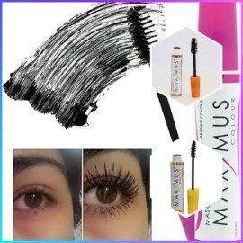 3pzs Maximus Rimel Microfibras Efecto Pestaña Postizas Mamey