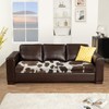 Annejudy Cow Hide Print Couch Cover Sofa Covers for Cushion