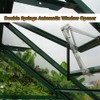 Aluminum Double Greenhouse Automatic Window Opener, Solar Thermal Roof Window