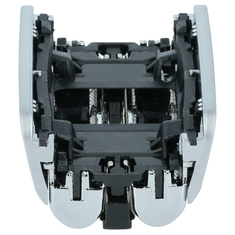 vhbw Ersatz-Scherkopf kompatibel mit Braun Series 8 Elektrorasierer, Silber