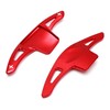 iJDMTOY Sports Red Performance Style Aluminum Paddle Shifter Extensions Compatible