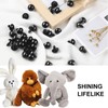UPINS 120PCS Plastic Safety Crochet Eyes Bulk with 120PCS Washers